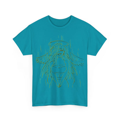 3D Anime Angel Girl Cotton Tee