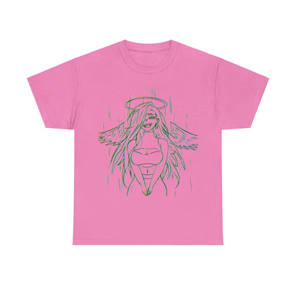 3D Anime Angel Girl Cotton Tee