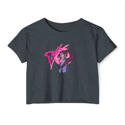 Rose Anime Crop Top