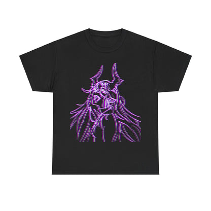 3D Rebel Anime Girl Cotton Tee