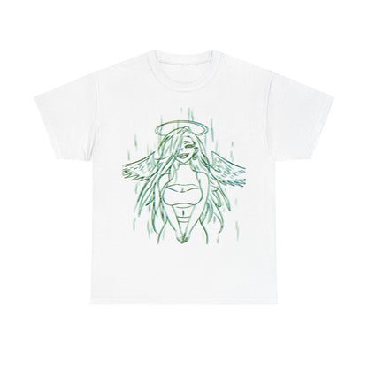 3D Anime Angel Girl Cotton Tee