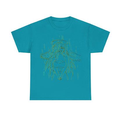 3D Anime Angel Girl Cotton Tee