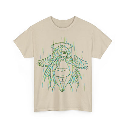 3D Anime Angel Girl Cotton Tee