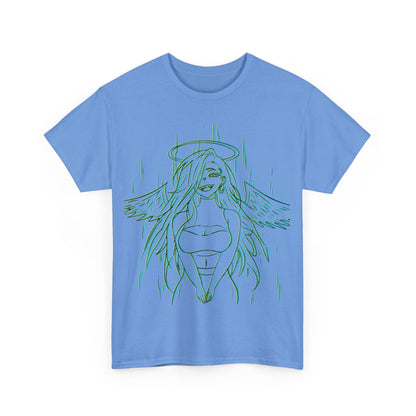 3D Anime Angel Girl Cotton Tee