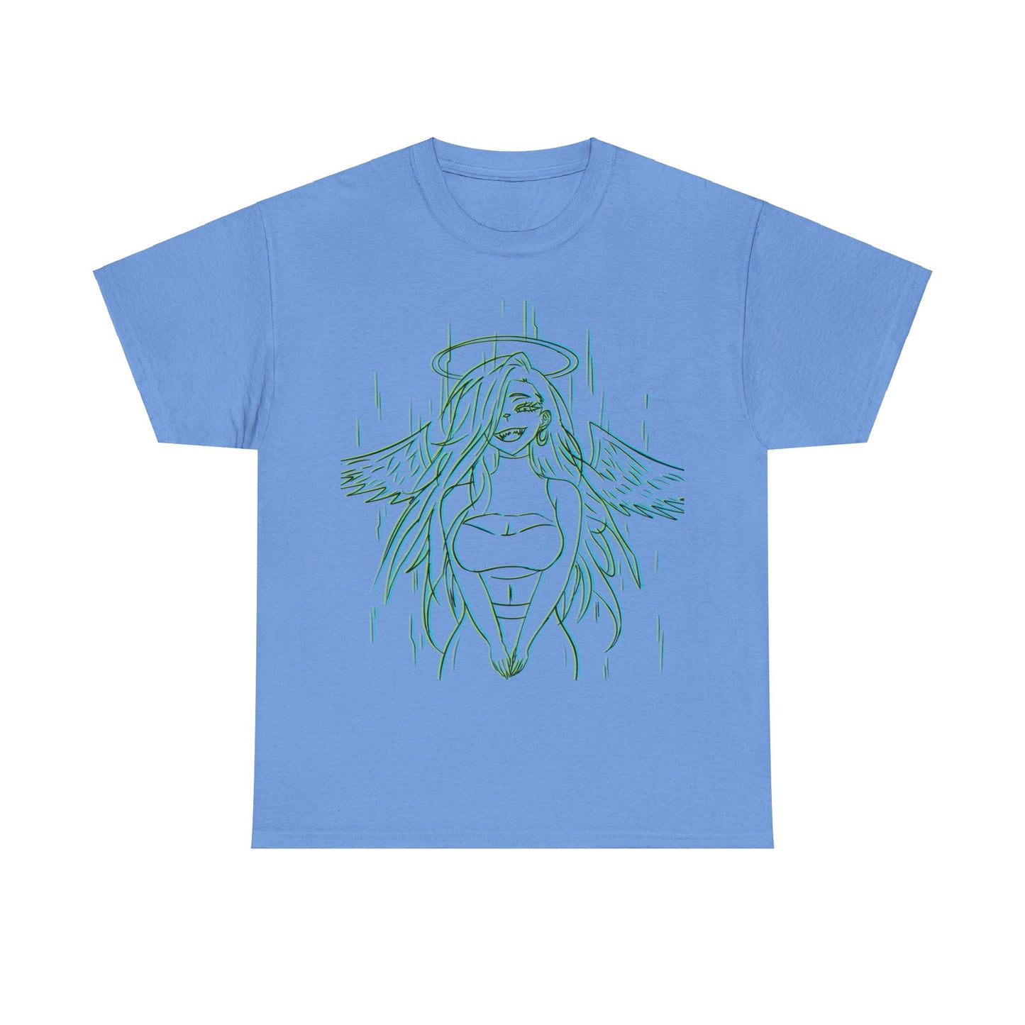 3D Anime Angel Girl Cotton Tee