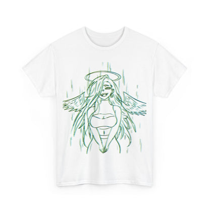 3D Anime Angel Girl Cotton Tee